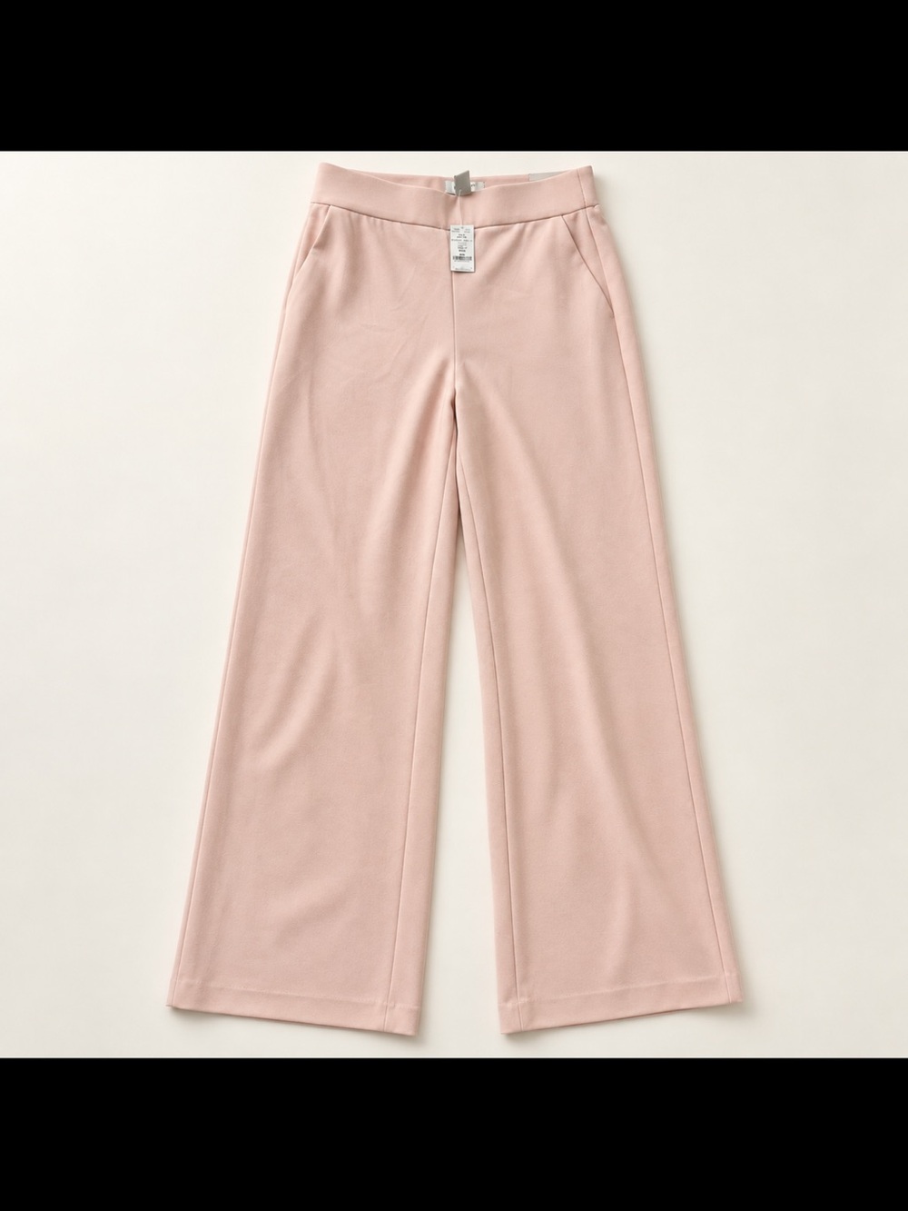 NWT WHBM Sepia Rose Pull-On Wide Leg Pants Size 10R